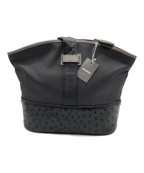 VAGRIE（ヴァグリエ）VAGRIE (ヴァグリエ) クロコダイルハンドバッグ ブラックの古着・服飾アイテム