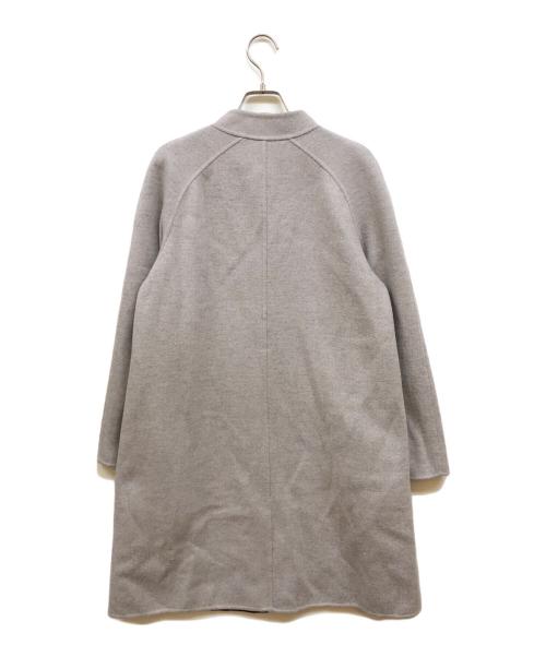 EMPORIO ARMANI（エンポリオ アルマーニ）EMPORIO ARMANI (エンポリオアルマーニ) ノーカラーコート グレー サイズ:38の古着・服飾アイテム