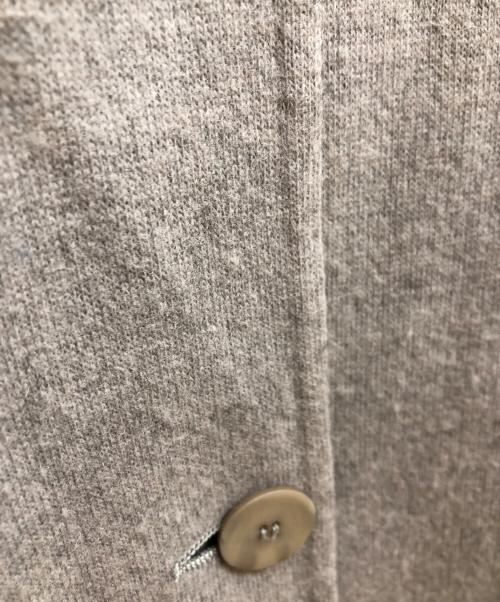 EMPORIO ARMANI（エンポリオ アルマーニ）EMPORIO ARMANI (エンポリオアルマーニ) ノーカラーコート グレー サイズ:38の古着・服飾アイテム