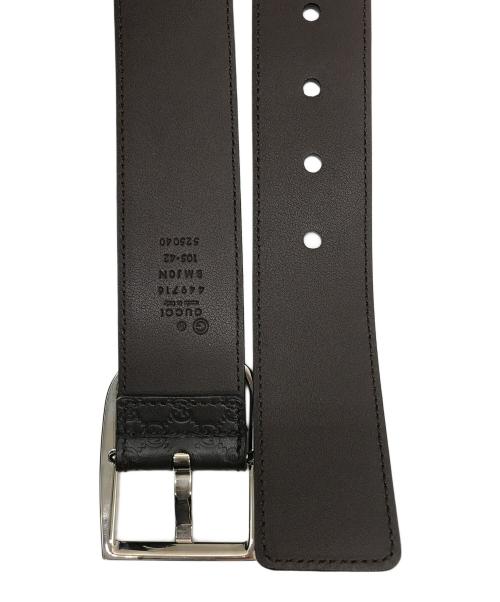 GUCCI（グッチ）GUCCI (グッチ) GGレザーベルト ブラウンの古着・服飾アイテム