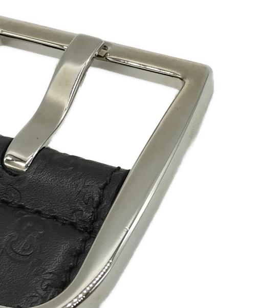 GUCCI（グッチ）GUCCI (グッチ) GGレザーベルト ブラウンの古着・服飾アイテム