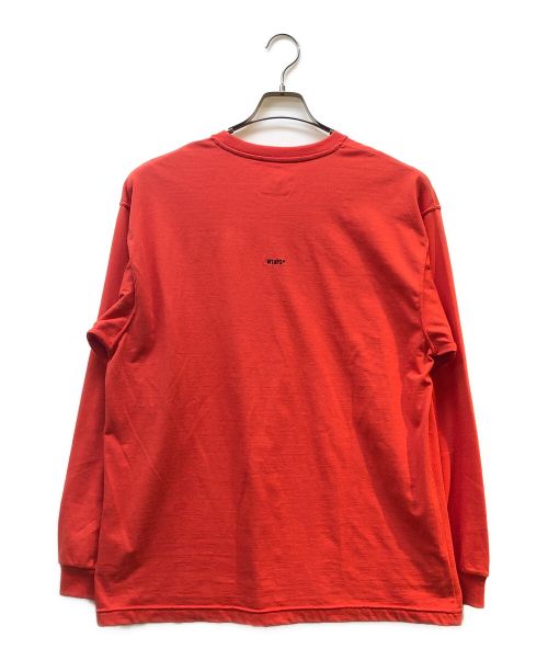 WTAPS（ダブルタップス）WTAPS (ダブルタップス) ロングスリーブカットソー レッド サイズ:x01の古着・服飾アイテム