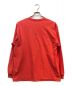WTAPS (ダブルタップス) ロングスリーブカットソー レッド サイズ:x01：7000円