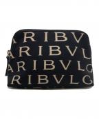 BVLGARIブルガリ）の古着「コスメポーチ」｜ブラック