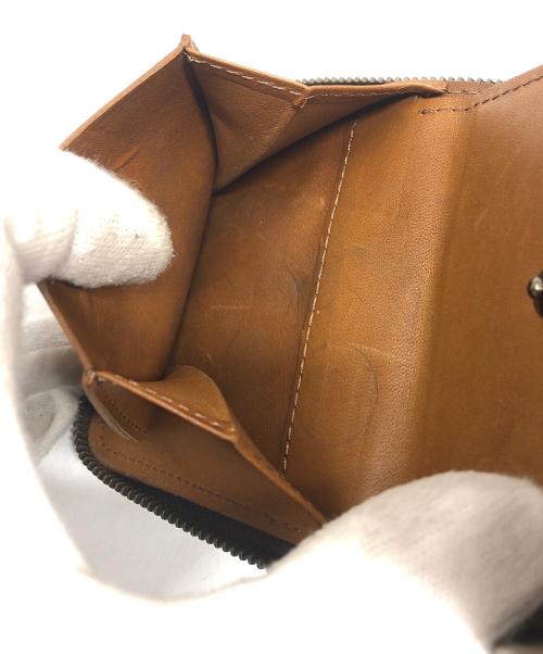 Needles（ニードルズ）Needles (ニードルズ) Single Wallet - Crocodile Embossed Leather レッドの古着・服飾アイテム