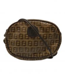 FENDI（フェンディ）の古着「オールドズッカ柄ショルダーポーチ」｜ブラウン