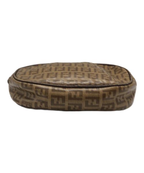 FENDI（フェンディ）FENDI (フェンディ) オールドズッカ柄ショルダーポーチ ブラウンの古着・服飾アイテム