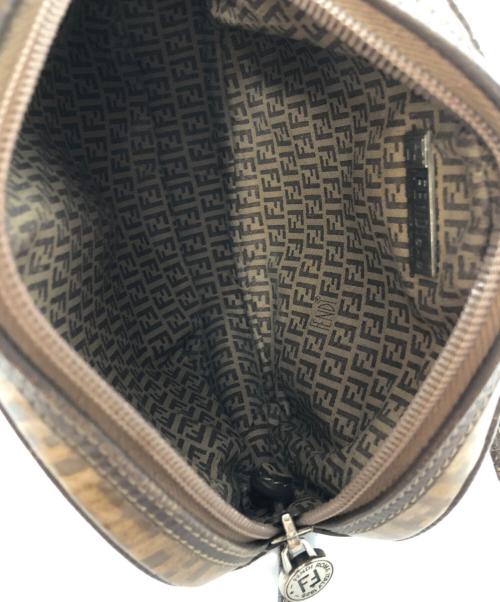 FENDI（フェンディ）FENDI (フェンディ) オールドズッカ柄ショルダーポーチ ブラウンの古着・服飾アイテム