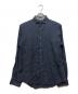 Paul Smith COLLECTION（ポールスミス コレクション）の古着「袖裏柄リネンシャツ」｜ネイビー