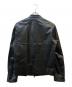 Paul Smith COLLECTION (ポールスミス コレクション) LEATHER SINGLE RIDERS JACKET ブラック サイズ:L：19000円