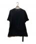 Yohji Yamamoto pour homme (ヨウジヤマモト プールオム) CORMA PLAIN STITCH ZIP FASTENER TEE ブラック サイズ:記載なし：12000円
