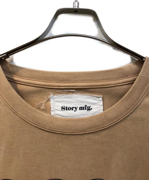 STORY mfg（ストーリーエムエフジー）STORY MFG (ストーリーエムエフジー) ロングスリーブカットソー ベージュ サイズ:XLの古着・服飾アイテム