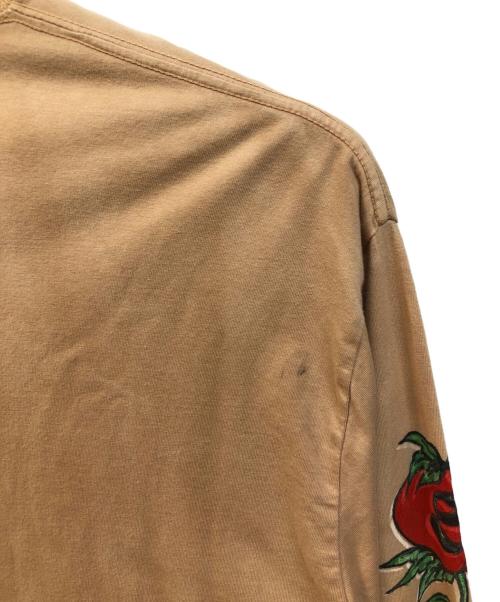 STORY mfg（ストーリーエムエフジー）STORY MFG (ストーリーエムエフジー) ロングスリーブカットソー ベージュ サイズ:XLの古着・服飾アイテム