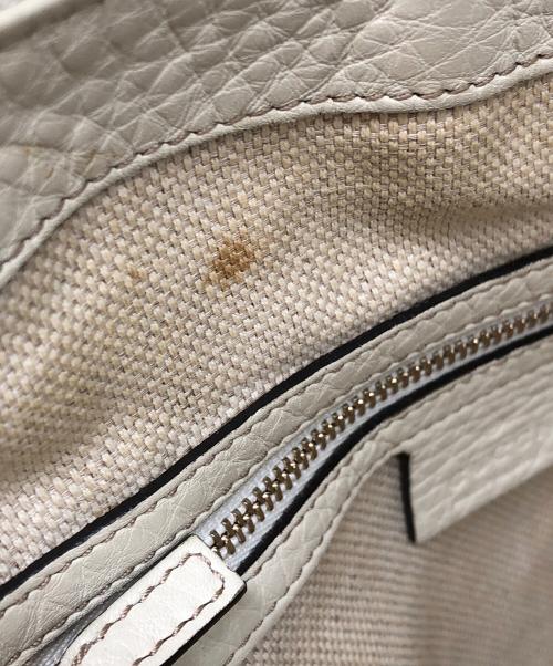 GUCCI（グッチ）GUCCI (グッチ) ハンドバッグ アイボリーの古着・服飾アイテム