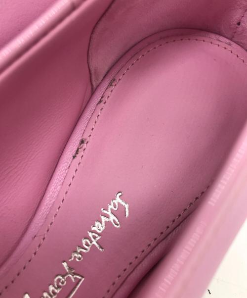 Salvatore Ferragamo（サルヴァトーレ フェラガモ）Salvatore Ferragamo (サルヴァトーレ フェラガモ) MYRNAフラットパンプス ピンク サイズ:SIZE 24cmの古着・服飾アイテム