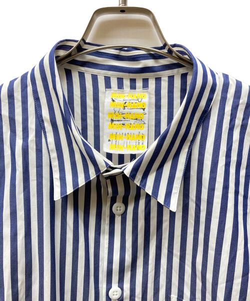 digawel（ディガウェル）DIGAWEL (ディガウェル) MIN-NANO (ミンナノ) Oversized Stripe Shirt ブルー サイズ:3 未使用品の古着・服飾アイテム