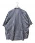 DIGAWEL (ディガウェル) MIN-NANO (ミンナノ) Oversized Stripe Shirt ブルー サイズ:3 未使用品：20000円