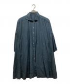 nest Robeネストローブ）の古着「リネンワンピース」｜グリーン