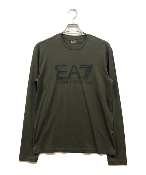 EA7（イーエーセブン）EA7 (イーエーセブン) ロゴカットソー グリーン サイズ:Mの古着・服飾アイテム