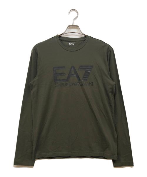 EA7（イーエーセブン）EA7 (イーエーセブン) ロゴカットソー グリーン サイズ:Mの古着・服飾アイテム