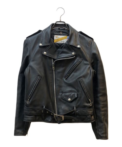 Schott（ショット）Schott (ショット) 618ダブルライダースジャケット ブラック サイズ:36の古着・服飾アイテム