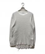 nanamicaナナミカ）の古着「Crew Neck L/S Thermal Tee」｜ホワイト