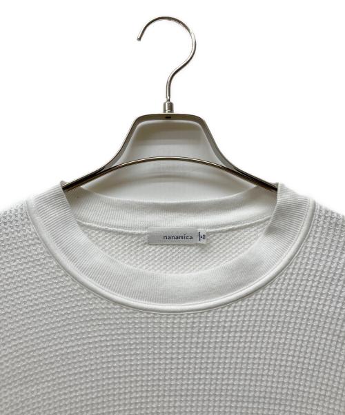 nanamica（ナナミカ）nanamica (ナナミカ) Crew Neck L/S Thermal Tee ホワイト サイズ:Mの古着・服飾アイテム