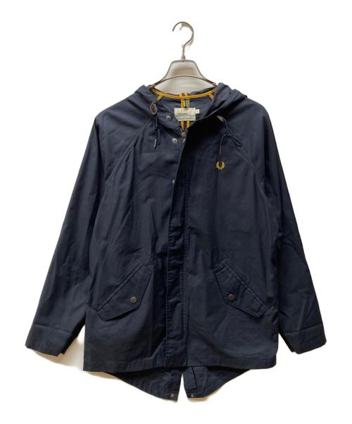 FRED PERRY（フレッドペリー）FRED PERRY (フレッドペリー) フーデッドコート ネイビー サイズ:SIZE Sの古着・服飾アイテム