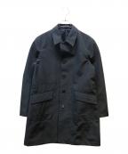 LANVIN en Bleuランバンオンブルー）の古着「ボンディング バルカラーコート」｜ネイビー