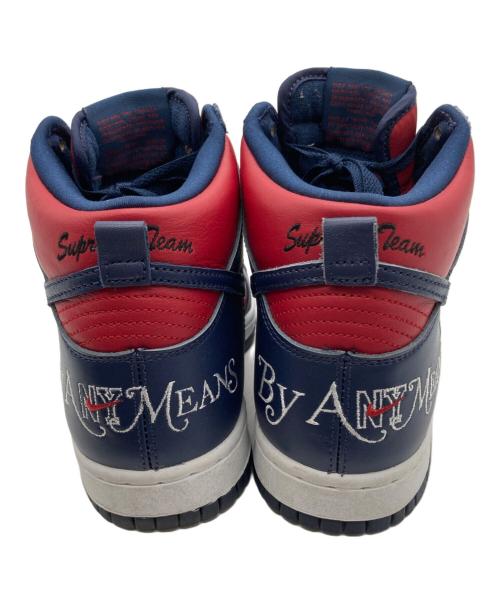 NIKE SB（ナイキエスビー）NIKE SB (ナイキエスビー) Supreme (シュプリーム) Dunk High By Any Means レッド サイズ:24cmの古着・服飾アイテム