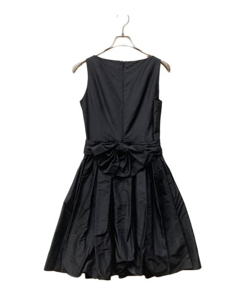 FOXEY（フォクシー）FOXEY (フォクシー) シルクノースリーブワンピース ブラック サイズ:Lの古着・服飾アイテム