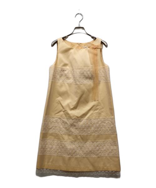 PAULE KA（ポールカ）PAULE KA (ポールカ) ノースリーブワンピース イエロー サイズ:M 未使用品の古着・服飾アイテム