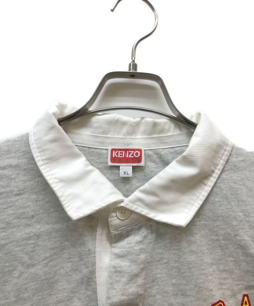 KENZO（ケンゾー）KENZO (ケンゾー) 23FW KENZO TIGER ACADEMY POLO SHIRT グレー サイズ:XLの古着・服飾アイテム