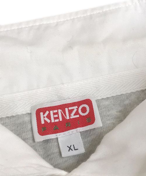 KENZO（ケンゾー）KENZO (ケンゾー) 23FW KENZO TIGER ACADEMY POLO SHIRT グレー サイズ:XLの古着・服飾アイテム