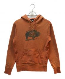 RRL（ダブルアールエル）の古着「ヴィンテージプリントパーカー」｜オレンジ