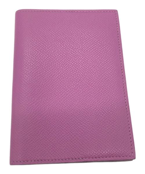 HERMES（エルメス）HERMES (エルメス) 手帳カバー パープルの古着・服飾アイテム