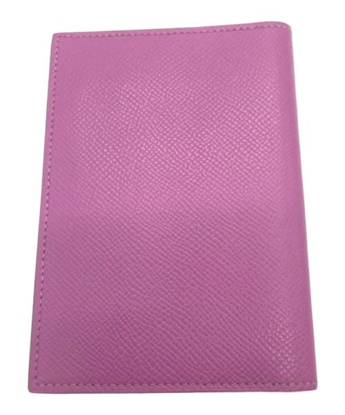 HERMES（エルメス）HERMES (エルメス) 手帳カバー パープルの古着・服飾アイテム
