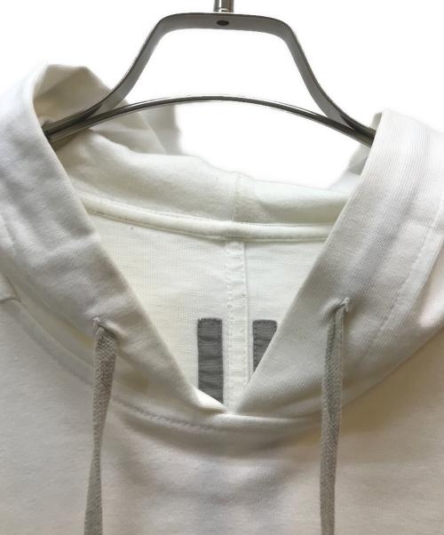 RICK OWENS（リックオウエンス）RICK OWENS (リックオウエンス) プルオーバーパーカー ホワイト サイズ:Mの古着・服飾アイテム