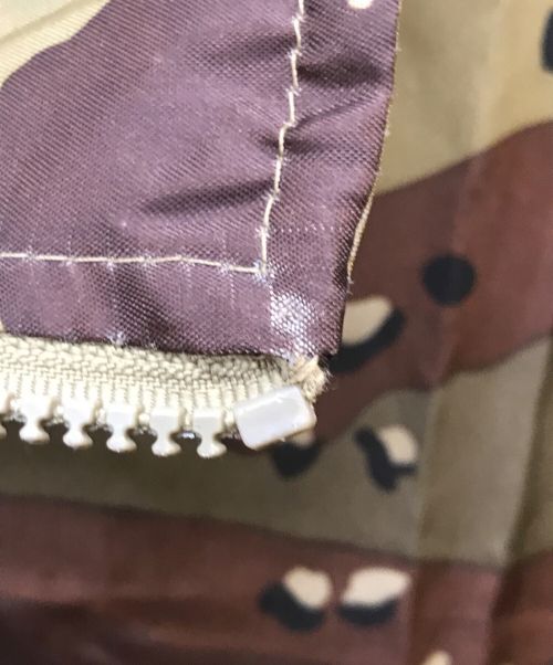 stussy sport（ステューシー スポーツ）stussy SPORT (ステューシー スポーツ) ナイロンカモフラベスト ブラウン サイズ:記載なしの古着・服飾アイテム