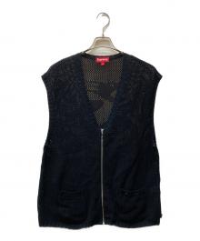 SUPREME（シュプリーム）の古着「Dragon Zip Up Sweater Vest」｜ブラック