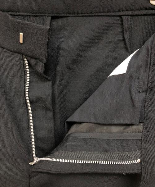 whowhat（フーワット）whowhat (フーワット) ウールスラックス ブラック サイズ:Mの古着・服飾アイテム