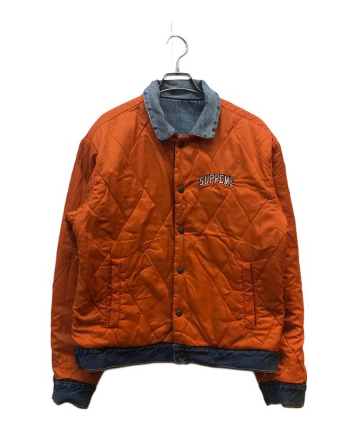 LEVI'S（リーバイス）LEVI'S (リーバイス) Supreme (シュプリーム) コラボリバーシブルデニムジャケット インディゴ×オレンジ サイズ:Ｓの古着・服飾アイテム