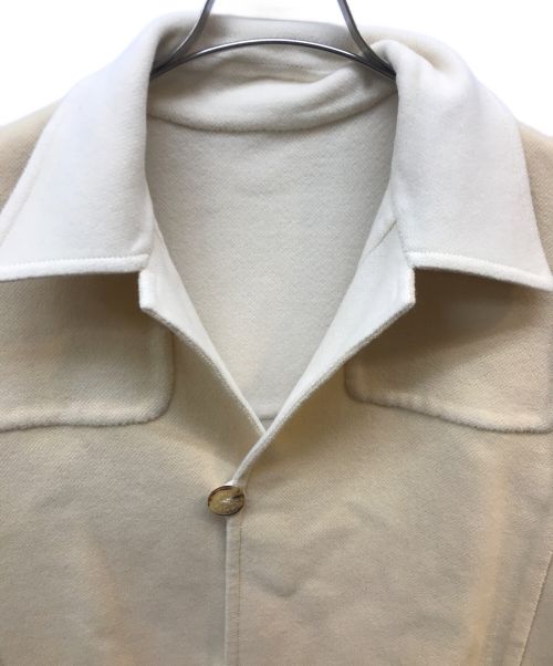 HERMES（エルメス）HERMES (エルメス) カシミヤブレンドリバーシブルコート ベージュ サイズ:Mの古着・服飾アイテム