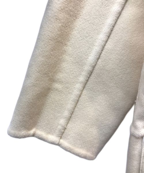 HERMES（エルメス）HERMES (エルメス) カシミヤブレンドリバーシブルコート ベージュ サイズ:Mの古着・服飾アイテム