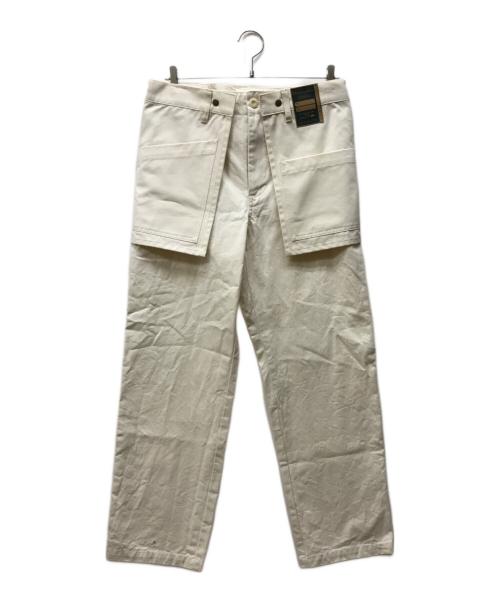 ASEEDONCLOUD（アシードンクラウド）ASEEDONCLOUD (アシードンクラウド) HandWerkerエプロンパンツ ホワイト サイズ:記載なしの古着・服飾アイテム