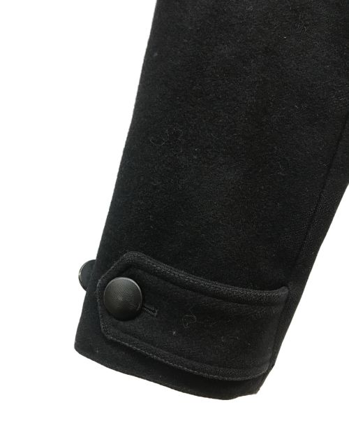 Yves Saint Laurent（イヴサンローラン）Yves Saint Laurent (イヴサンローラン) Pコート ブラック サイズ:44の古着・服飾アイテム