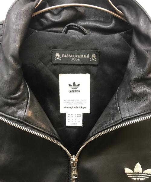 adidas Originals（アディダスオリジナル）adidas Originals (アディダスオリジナル) Mastermind JAPAN (マスターマインド ジャパン) LEATHER FIREBIRD TRACK TOP ブラック サイズ:Mの古着・服飾アイテム