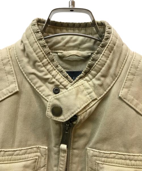 DSQUARED2（ディースクエアード）DSQUARED2 (ディースクエアード) ライダースジャケット ベージュ サイズ:Lの古着・服飾アイテム