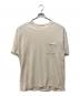 unfil（アンフィル）の古着「ポケットTシャツ」｜アイボリー