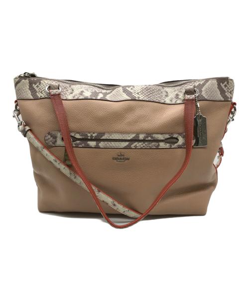 COACH（コーチ）COACH (コーチ) ショルダーバッグ ピンクの古着・服飾アイテム